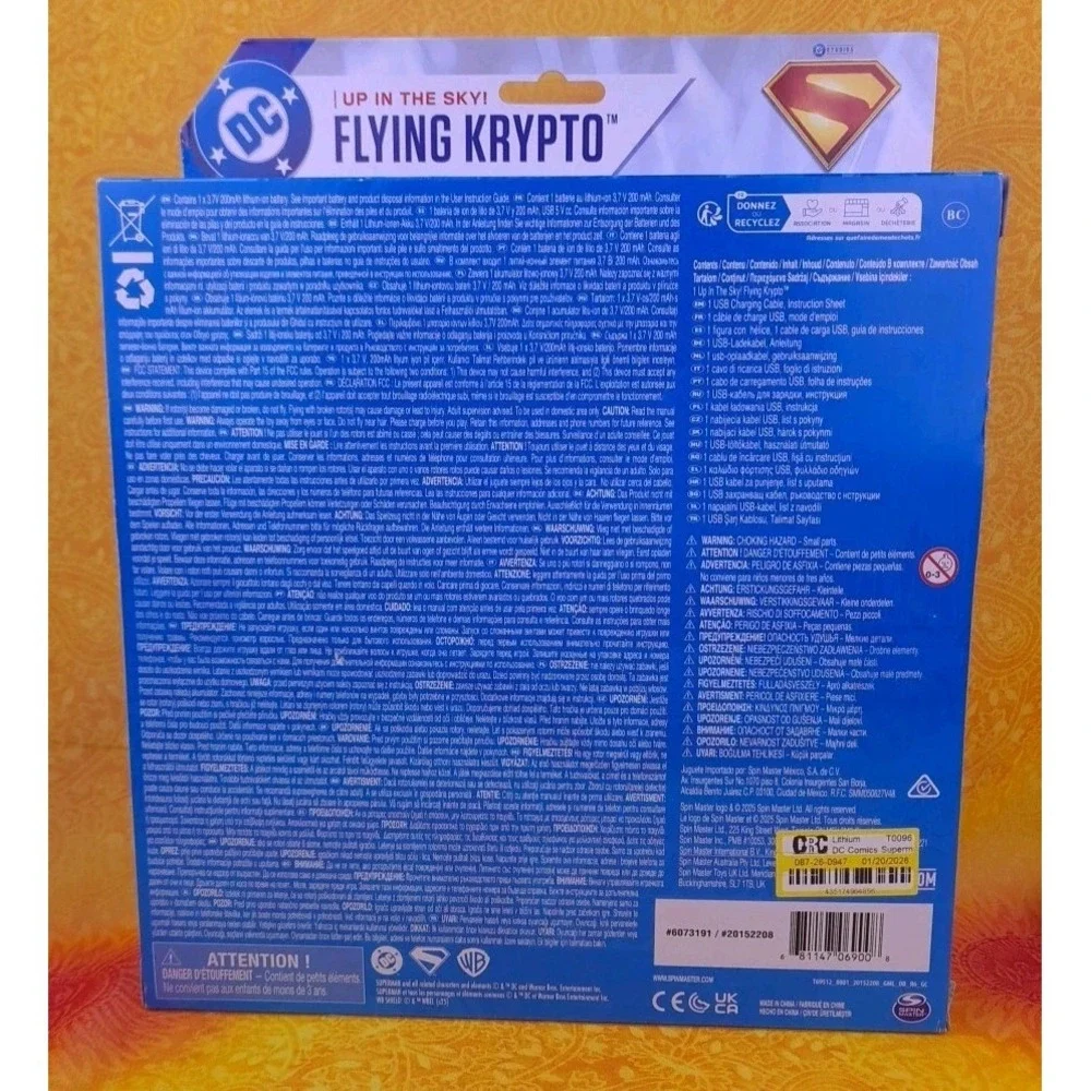 Superman‎ Movie Flying Krypto Dog DC Comics RC Toys Hovering Up in the Sky New